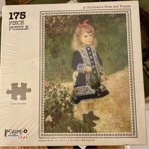 NEW 175 Piece Puzzle Renoir A Girl with a Watering Can - Museum Gift Shop